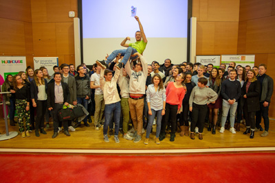 Phtoto de groupe après la remise des prix
