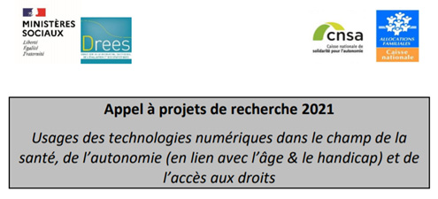 Appel à projet de recherche DRESS 2021